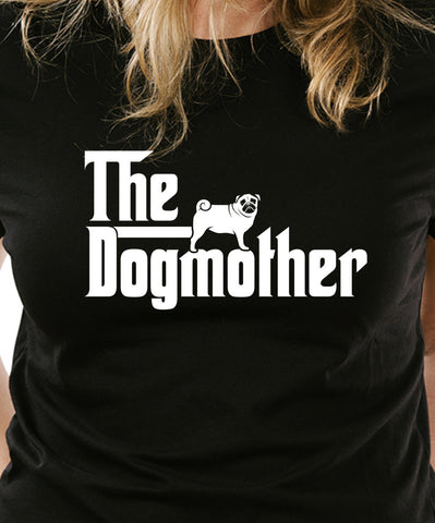 The Dogmother Pug T-shirt Gangster Swag Vintage movie inspired replica T-shirt tee Shirt 70s 80s summer Hot  Mens Ladies cool MLG-1067
