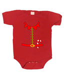 Elf Costume Ugly Sweater Vest Merry Christmas xmas funny baby one piece non-toxic, water-based inks jumper Bodysuit Creeper Dirty ML-1110