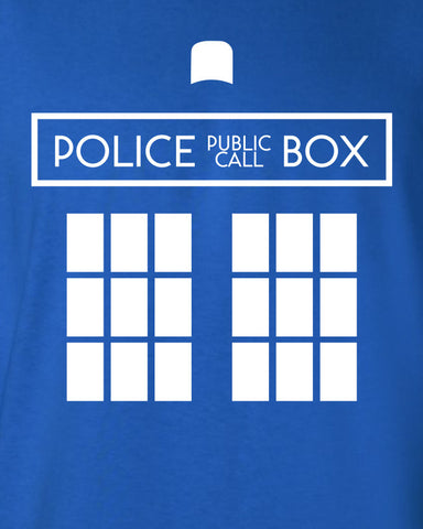 Police Public Call Box T-shirt ML-75