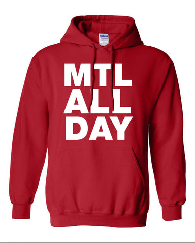 MTL all day hockey hoodie ML-034W