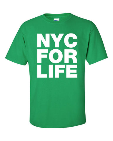 NYC for life dap Printed T-Shirt Tee Shirt T Mens Ladies Womens Youth Kids Funny New York City Represent brooklyn bronx queens kings ML-069