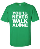 Glasgow Celtic you'll never walk alone football pride scotland graphic united kingdom T-Shirt Tee Shirt Mens Ladies Womens kid soccer ML-103