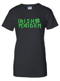 irish maiden kiss me iron or green bar scotland saint st. Patrick's Paddy's ireland T-Shirt Tee Shirt Mens Ladies Womens mad labs ML-117