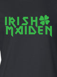 irish maiden kiss me iron or green bar scotland saint st. Patrick's Paddy's ireland hooded sweater hoodie Mens Ladies Womens mad labs ML117H