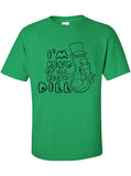 Funny Pickle T-Shirt I'm Kind Of A Big Dill Pun Geek jar pickles deal hat T-Shirt Tee Shirt T Shirt Mens Ladies Womens Youth Kids ML-130