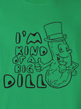 Funny Pickle T-Shirt I'm Kind Of A Big Dill Pun Geek jar pickles deal hat T-Shirt Tee Shirt T Shirt Mens Ladies Womens Youth Kids ML-130