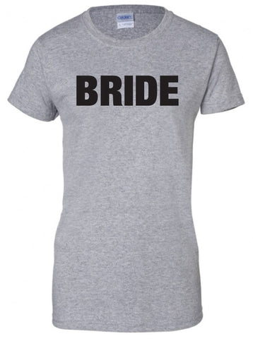 bride wife to be wedding marriage Funny T-Shirt Tee Shirt T Shirt Mens Ladies Womens Modern Ron bong joint reefer Will Ferrell Tee ML-155