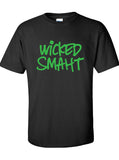 Boston for life wicked smaht smart southie saint hoods green irish Printed graphic t-shirt tee shirt Mens Ladies Womens Youth Kids ML-180