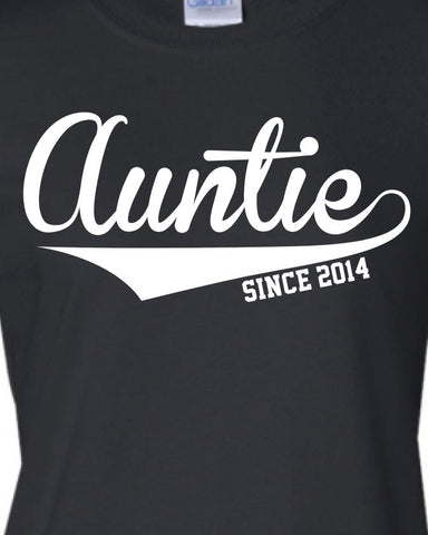 Auntie since 2014 t-shirt ML-210