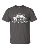 I have an awesome moustache tee vogue jay geek dope T-Shirt Tee Shirt Men Mens womens Ladies geek nerd hipster hip hop quote ML-227