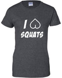 I heart Squats Fit pants love hot yoga nice bum lulu lemon funny Printed graphic T-Shirt Tee Shirt Mens Ladies Women Youth Kids ML-261