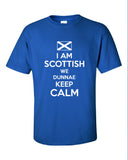 I am Scottish We Dunnae Don't Keep Calm scotland football graphic united kingdom T-Shirt Tee Shirt Mens Ladies Womens kid soccer ML-272