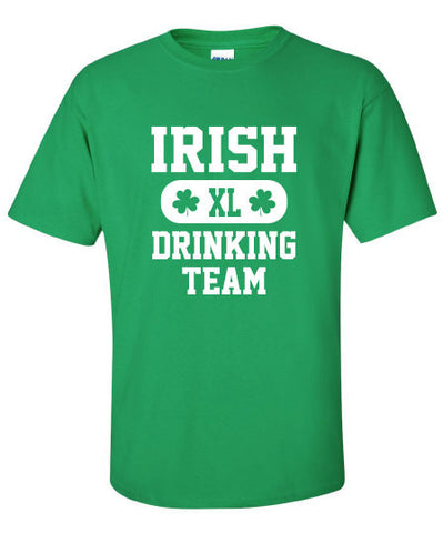 Irish Drinking Team pub crawl bar scotland saint st. Patrick's Paddy's ireland scottish T-Shirt Tee Shirt Mens Ladies Womens mad labs ML-290