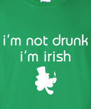 I'm Not Drunk I am Irish pissed pint saint st Patrick's Paddy's ireland scottish adult T-Shirt Tee Shirt Mens Ladies Womens mad labs ML-293