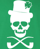 Skull pub Irish crawl fight bar scotland saint st. Patrick's Paddy's ireland scottish T-Shirt Tee Shirt Mens Ladies Womens mad labs ML-284