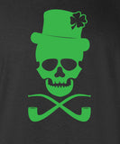 Skull pub Irish crawl fight bar scotland saint st. Patrick's Paddy's ireland scottish T-Shirt Tee Shirt Mens Ladies Womens mad labs ML-284g