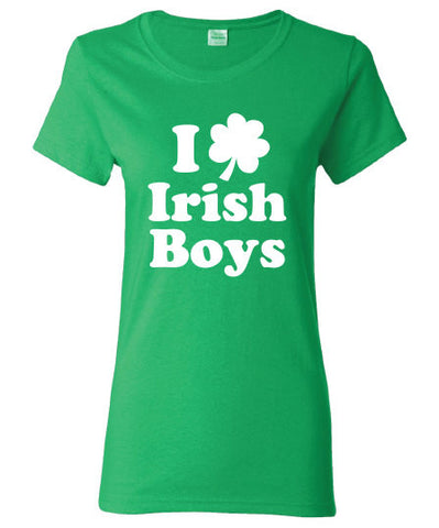 I Heart Love Irish Boys pub crawl bar scotland saint st Patrick's Paddy's ireland scottish T-Shirt Tee Shirt Mens Ladies mad labs ML-296