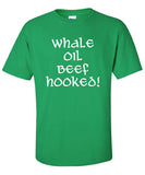 whale oil beef hooked pint pub Drunk saint st Patrick's beer ireland scottish adult T-Shirt Tee Shirt Mens Ladies Womens mad labs ML-300