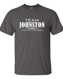 Team Johnston Lifetime Member Clothing family pride best last name mens ladies swag Funny t-shirt tee shirt cool dope winning sports ML-318