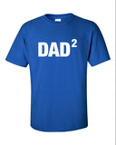 Dad2 or any number of kids T-Shirt Funny Fathers Day Christmas Gift The Beast Tee Shirt Tshirt Mens Womens Kids MADLABS ML-374