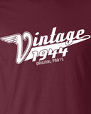 Vintage Made In 1944 (Or Any Year) Original Parts 70Th Birthday Printed Graphic T Shirt Only Here New Style For 70 years Gift ML-380