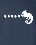 Comma Comma Chameleon Karma Chameleon parody t-shirt funny music inspired tee ML-383