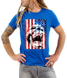USA T-shirt tee Shirt United States Pride 4th of July America Merica cool skull gift support great nation Mens Ladies swag MLG-1010
