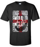 ENGLAND Football Footy Britain T-shirt tee Shirt Europe Pride Olympic Team World Cup soccer United Kingdom Mens Ladies swag MLG-1007