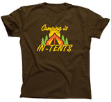 Camping is In-Tents fun when Intense Life's S'more camp Shirt T-Shirt Mens Ladies Womens Youth Kids Funny Geek Camping Hiking fire ML-416