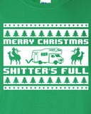 Merry Christmas Shitter's Full National Lampoon's Christmas Vacation Inspired T-shirt Shirt Swag Xmas Hot Funny Mens Ladies Gift ML-187