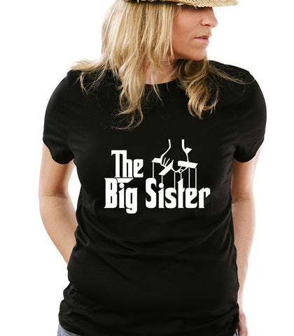 The Big Sister T-Shirt - older sibling - Gift for Godmother - Godchild - New Baby Tee Shirt Tshirt Mens Womens Kids MADLABS ML-458