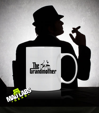 The Grandmother Mug Gifts for mom DTG mothers Day Christmas Gift Grandma Coffee Mug Latte Mens Ladies Womens gift mad labs Mug-4