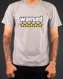GTA Wanted T-shirt Gamer Inspired swag T-shirt tee Shirt TV show hipster Hot Funny Mens Ladies cool MLG-1051