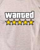 GTA Wanted T-shirt Gamer Inspired swag T-shirt tee Shirt TV show hipster Hot Funny Mens Ladies cool MLG-1051