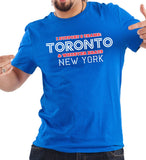 I support Two Teams Toronto and whoever beats New York T-shirt tee Shirt Swag summer Jays inspired Hot Funny Mens Ladies cool MLG-1053