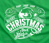 Merry F*cking Christmas Lump of Coal Jingle Bells swag T-shirt tee Shirt TV show hipster Hot Funny Mens Ladies cool MLG-1074