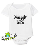 Muggle Born Baby Body Suit Creeper cute funny baby one piece non-toxic, water-based inks jumper Bodysuit Creeper Dirty B-18