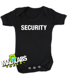 Security I'm with the band favourite Aunt first cute funny baby one piece music tv show gus jumper Bodysuit Creeper Dirty DJ B-30