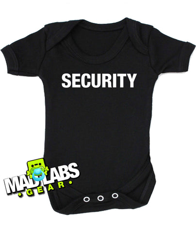 Security I'm with the band favourite Aunt first cute funny baby one piece music tv show gus jumper Bodysuit Creeper Dirty DJ B-30