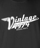 Vintage 1974 Limited Edition 40th Birthday Party Shirt 40 years old shirt, limited edition 40 year old, 40th birthday party tee shirt ML-500