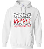 Only 2% Of The World Has Red Hair So I'm Bascially a Majestic Unicorn T-Shirt Ginger Sweatshirt Shirt Mens Ladies Womens Youth Kids ML-506h