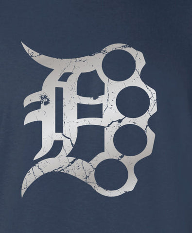 Detroit D Brass Knuckles T-shirt MLG-1081 – MAD LABS GEAR