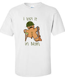 I lost it in Nom shirt army gingerbread man shirt Christmas T-shirt tee Shirt Swag hip hop rap inspired Hot Funny Mens Ladies cool MLG-1082