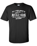 All I Care About is My Old Truck And Like Maybe 3 People and Beer F100 T-Shirt ML-516