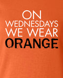 On Wednesdays We Wear Orange Litchfield T-shirt Inspired 50s 60s 70s T-shirt tee Shirt TV show swag Hot Funny Mens Ladies MLG-1098