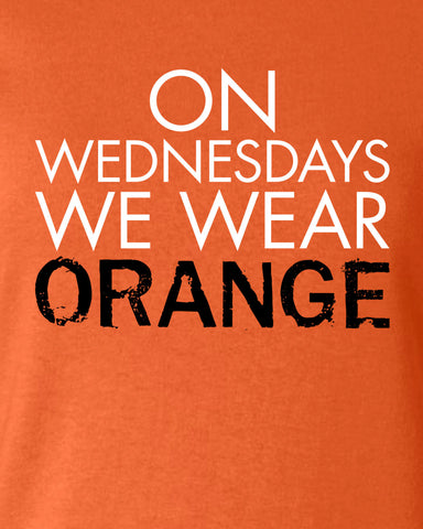 On Wednesdays We Wear Orange Litchfield T-shirt Inspired 50s 60s 70s T-shirt tee Shirt TV show swag Hot Funny Mens Ladies MLG-1098