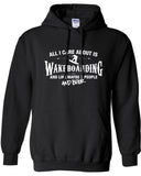 All I Care About is Wakeboarding And Like Maybe 3 People and Beer hoodie ML-541