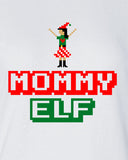 Mommy Elf Merry Christmas swag T-shirt tee Shirt TV show hipster Mommy ugly sweater Hot Funny Mens Ladies cool MLG-1101