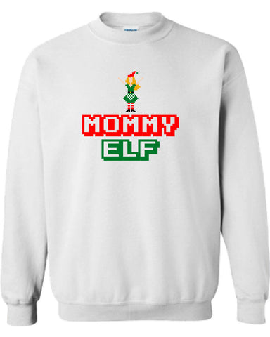 Mommy Elf Merry Christmas swag T-shirt tee Shirt TV show hipster Mommy ugly sweater sweatshirt hoodie Hot Funny Mens Ladies cool MLG-1100