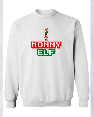 Mommy Elf Merry Christmas swag T-shirt tee Shirt TV show hipster Mommy ugly sweater sweatshirt hoodie Hot Funny Mens Ladies cool MLG-1101